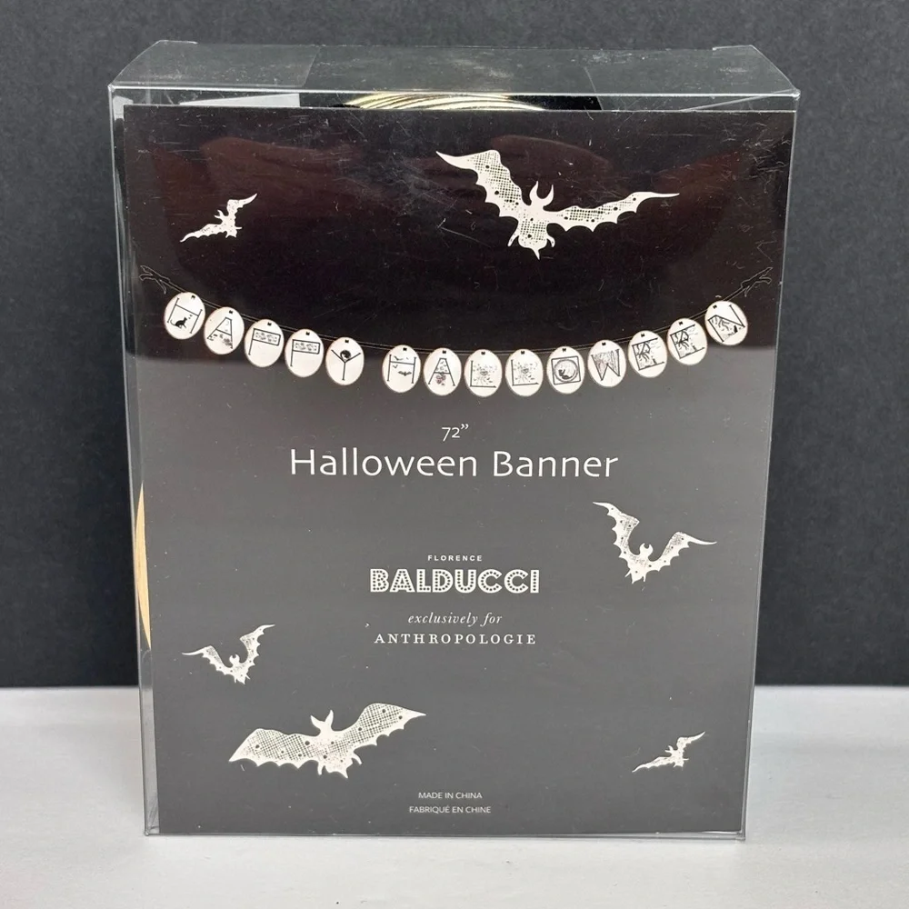 Anthropologie Florence Balducci 72” Halloween Banner